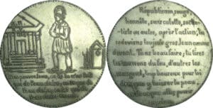 France - Médaille politique - « Mon pauvre Jean ». 1848