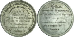France - Médaille politique - La commission de permanence de l’Assemblée nationale 1850