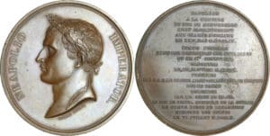 France - Napoléon 1er (1804-1814). Médaille, obsèques de Lannes, duc de Montebello, par Galle 1810, Paris