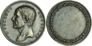 France - Médaille de J. J. Rousseau, Paris, 1792, par Dumarest