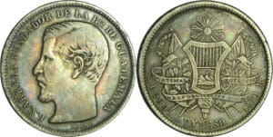 Guatemala - 1 peso 1870 R