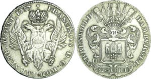 Allemagne - Hamburg - Franz II - 32 schilling 1757 IHL