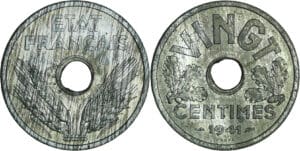 France - Troisième république (1871-1940) - VINGT centimes 1941 essai