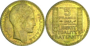 France - Troisième république (1871-1940) - 5 francs Turin 1929 essai