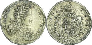Italie - Napoli - Carlo VI d'Asburgo (1707-1734) - Tarì 1715 P.R