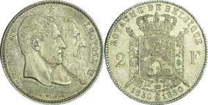 Belgique - Léopold II (1865-1909) - 2 francs 1880