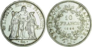 France - Cinquième république (1959- ) - Essai 10 francs Hercule 1964