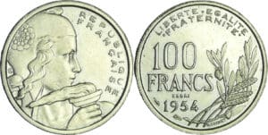 France - Quatrième république (1947-1959) - Essai 100 francs Cochet 1954 cupro-nickel