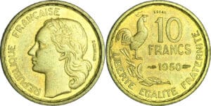 France - Quatrième république (1947-1959) - Essai 10 francs Guiraud 1950