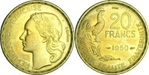 France - Quatrième république (1947-1959) - Essai 20 francs G. Guiraud 1950