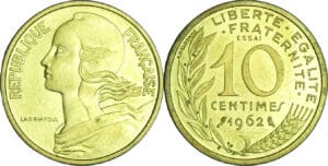 France - Cinquième république (1959- ) - Essai 10 centimes Marianne 1962