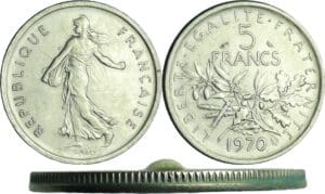 France - Cinquième république (1959- ) - Essai 1 franc Semeuse 1959