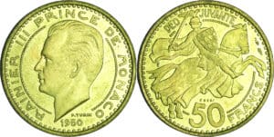 Monaco - Rainier III (1949-2005) - Essai 50 francs 1950
