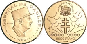 Tchad - Essai 10000 francs 1960