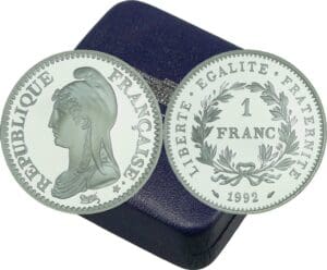 France - Cinquième république (1959- ) - 1 franc République - BE 1992