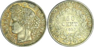 France - Deuxième république (1848-1852) - 50 centimes Cérès 1850 A (Paris)