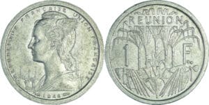 Réunion - 1 franc - Union Française 1948