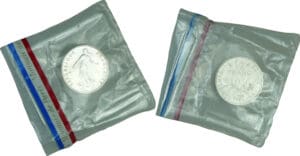 France - Cinquième république (1959- ) - Piéfort argent 1/2 francs semeuse 1979