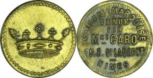 France - Nîmes - Jeton de maison de tolérance, Maison Marquise à Nîmes, s.d