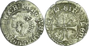 France - Charles VIII (1483-1498) - Liard de Bretagne - Rennes