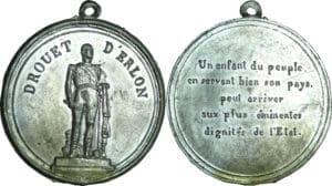 France - Médaille politique - Série Rémoise, Hommage au maréchal Drouet d’Erlon, sd ( 1849)