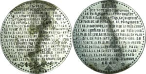 France - Médaille politique - Satire des anciens pairs de France, 1848